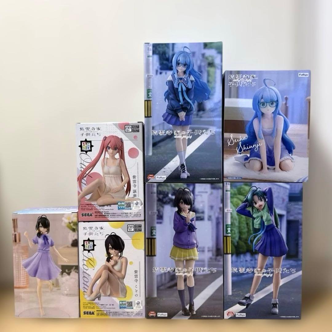 紫雲寺家の子供たち　フィギュア7種セット
