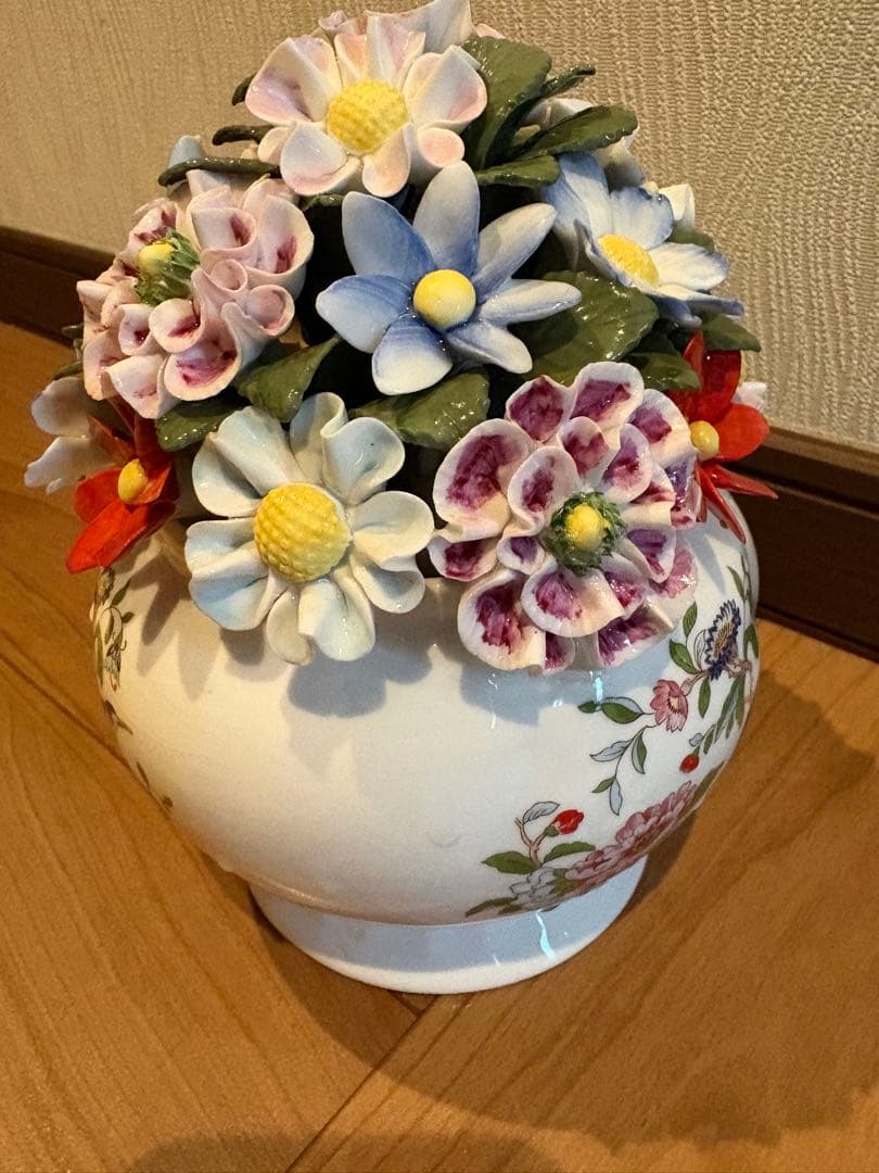 エインズレイ　ペンブロック　陶花　カスケードボール（L）　磁器