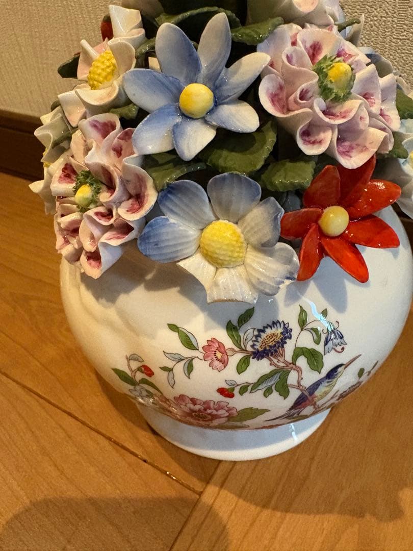 エインズレイ　ペンブロック　陶花　カスケードボール（L）　磁器