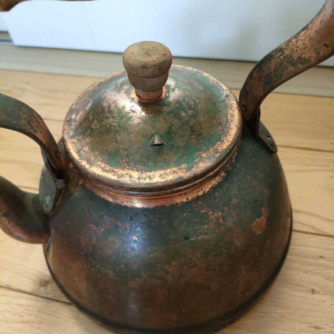 銅製やかん　アンティーク　昭和