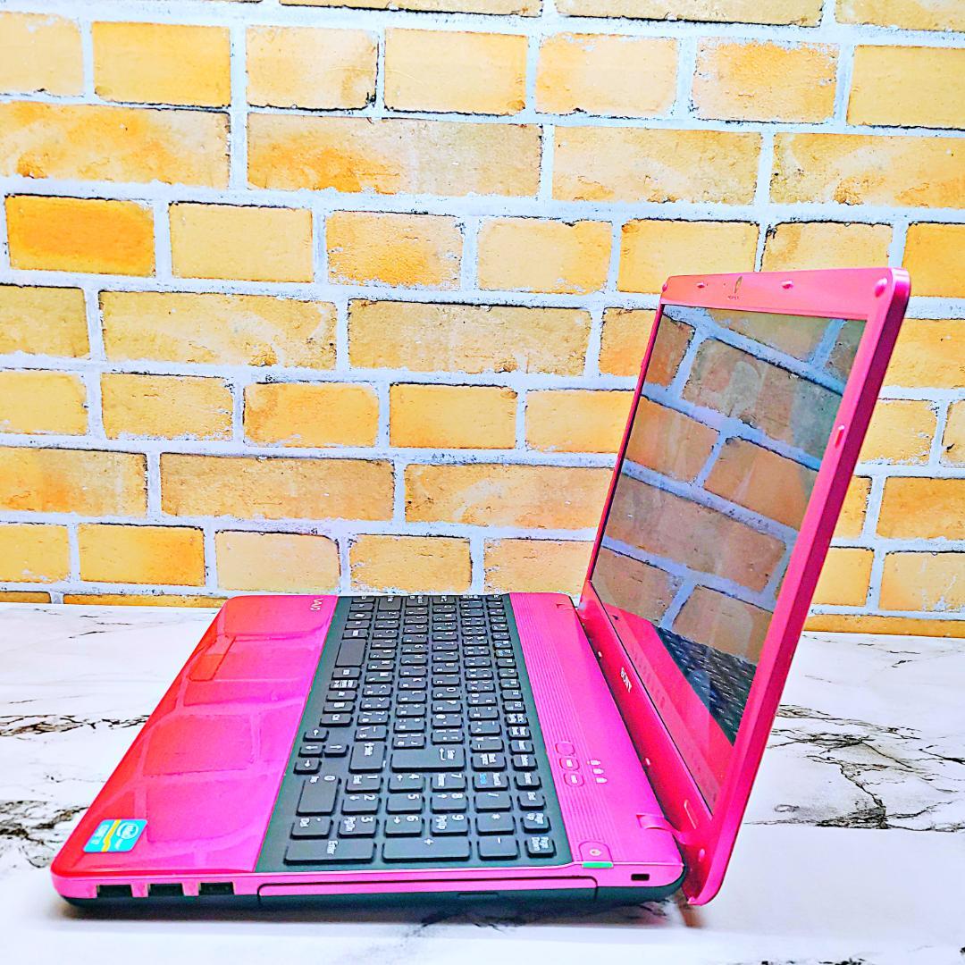 高性能i7✨ピンクノートパソコン❣️Core-i5☘️爆速SSD✨メモリ8G