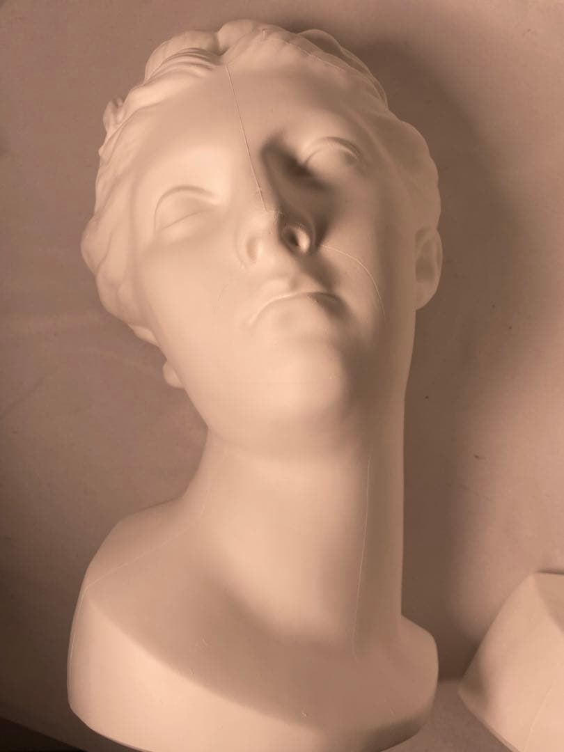 1922❣️ ダイアナ半面　石膏像　2点セット