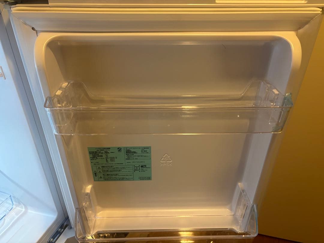 ORIGINAL BASIC 冷蔵庫 121Lホワイト