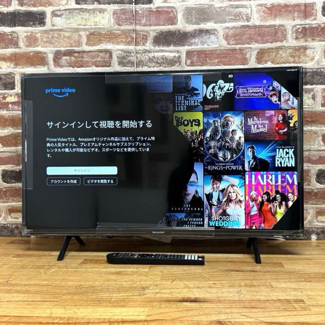 2023年製！ シャープ 32V型 液晶テレビ 2T-C32EF1 動画アプリ○