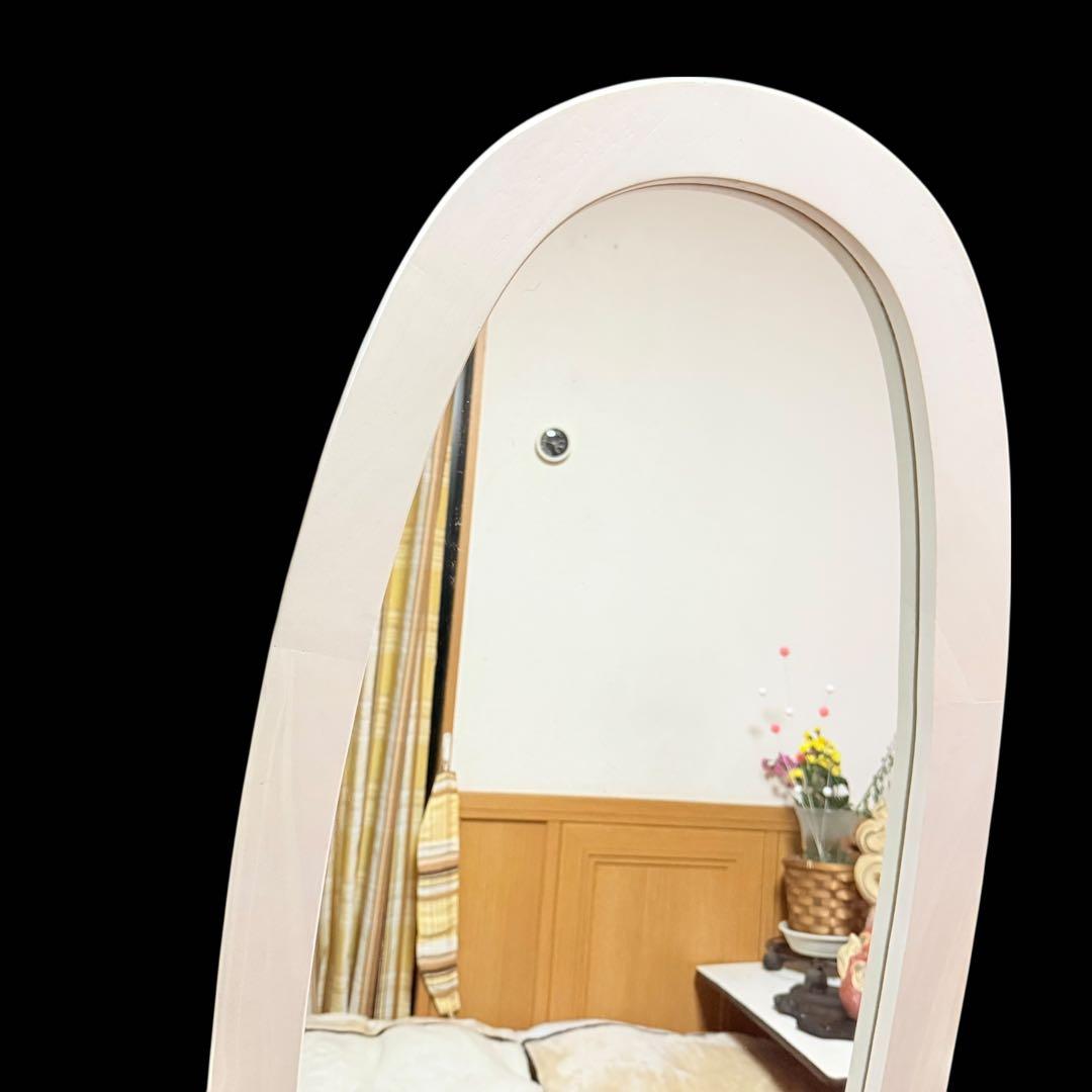 Legacy Decor 回転式全身木製シュバルフロアミラー　角度調整可能