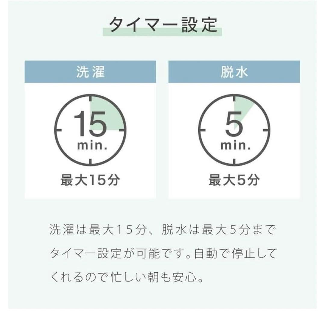 3.6K二層式洗濯機　脱水付き　simplus　SP-NWM01