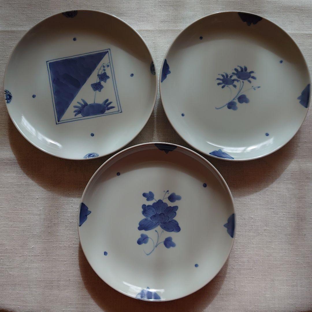 有田焼　福珠窯　21cm　皿　3枚