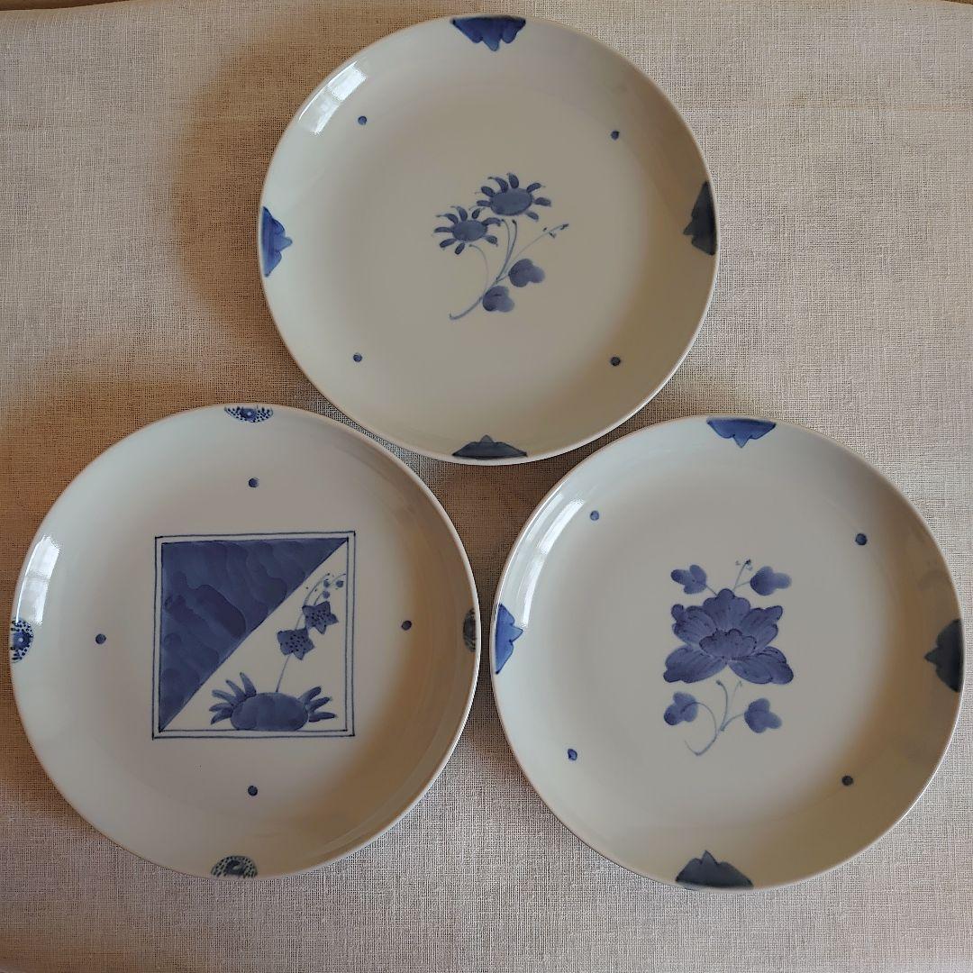 有田焼　福珠窯　21cm　皿　3枚
