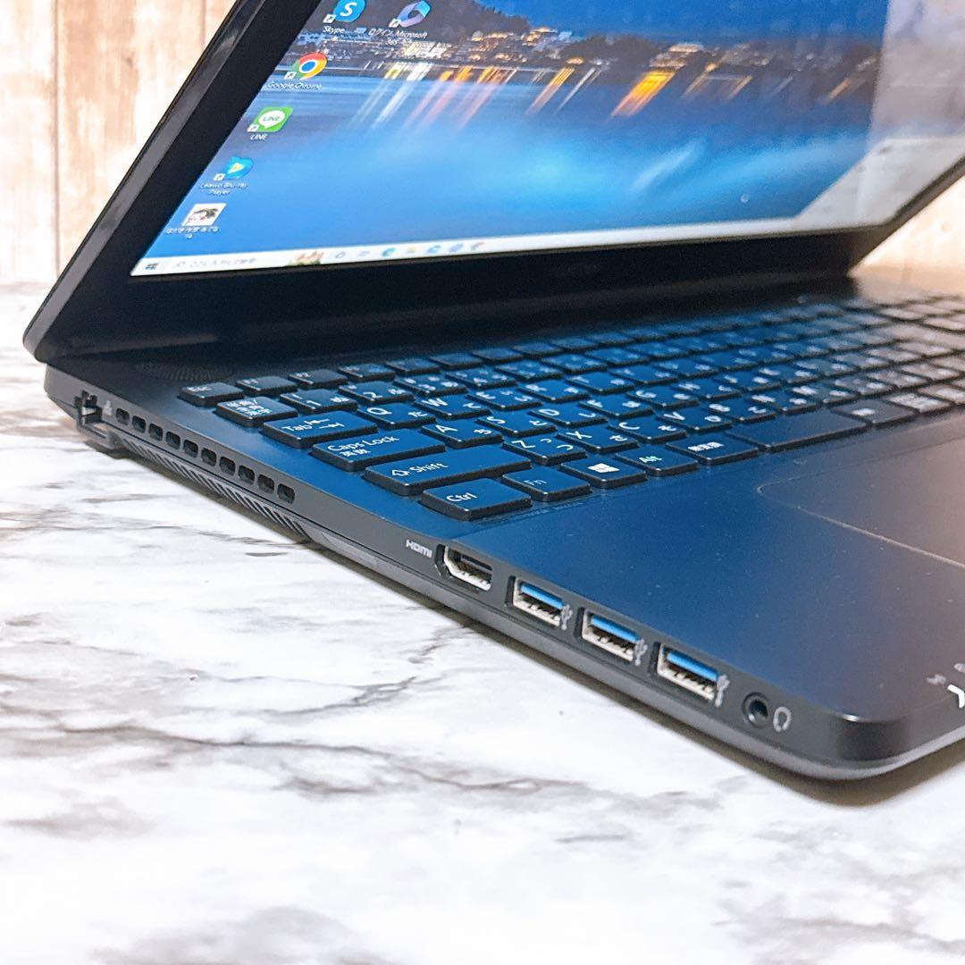 1台限定✨メモリ8GB＆超大容量1TB✨オフィス付✨すぐ使えるパソコンPC