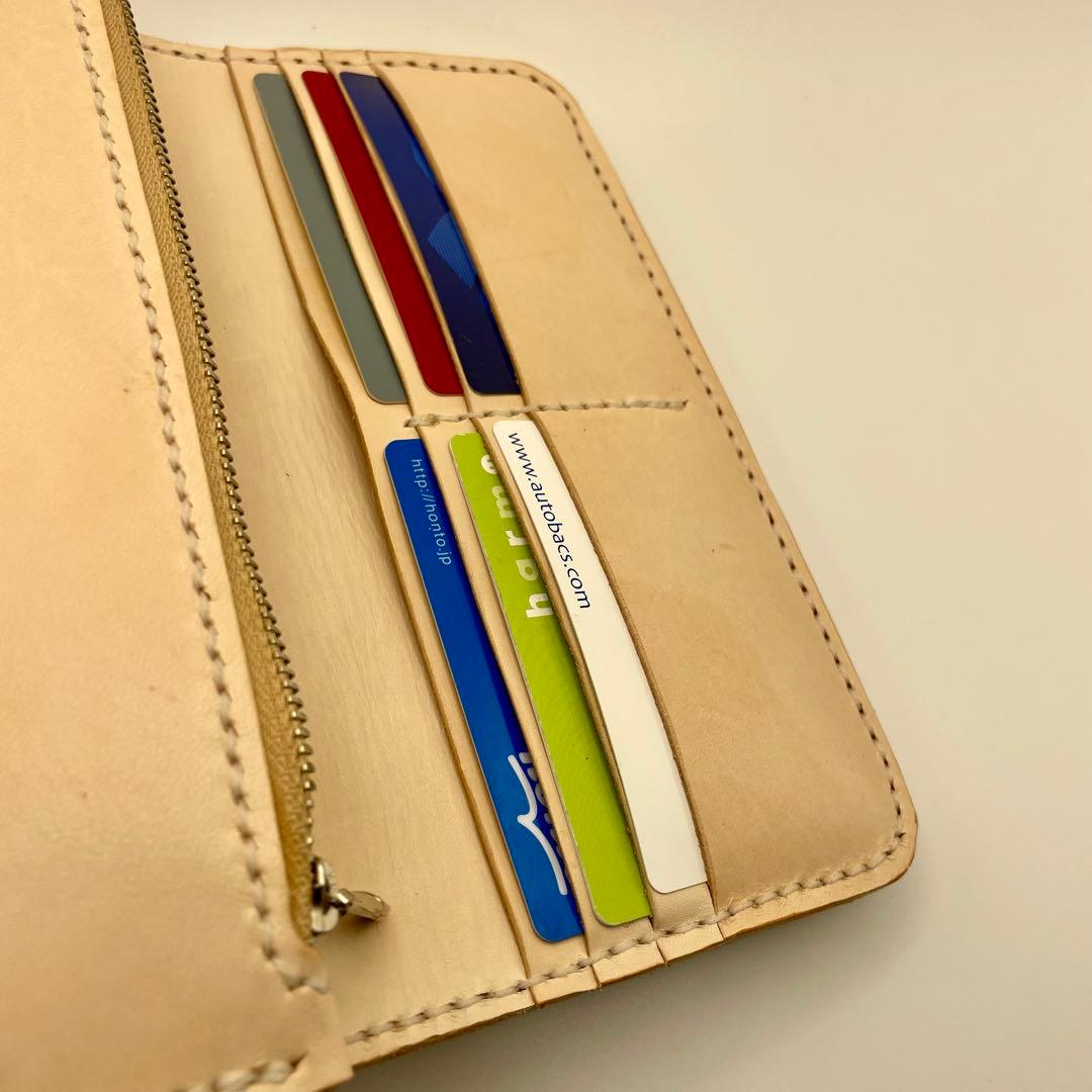 レザーロングウォレット《シェリダンスタイルカービング》