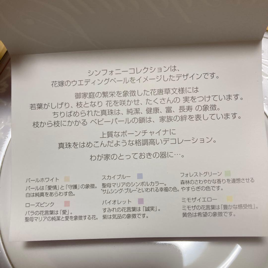 NIKKOニッコー陶器製 18cmスクエアプレート5枚　シンフォニーコレクション