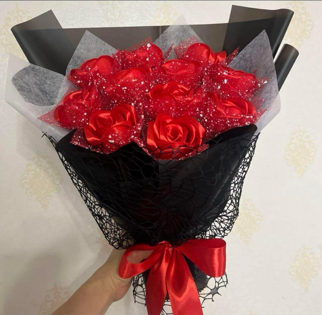 11本バラブーケ　ボン薔薇 枯れない薔薇 プレゼント お祝い　好きな人へ