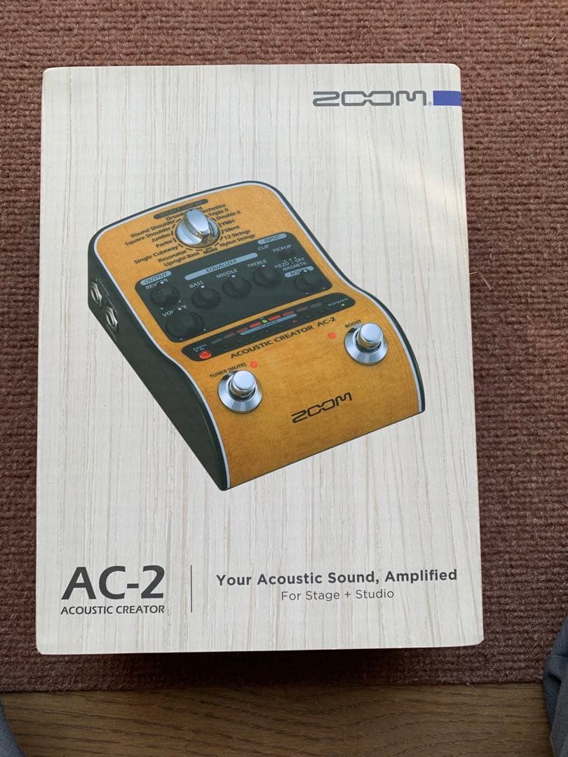 zoom AC-2 アコースティックギターエフェクター