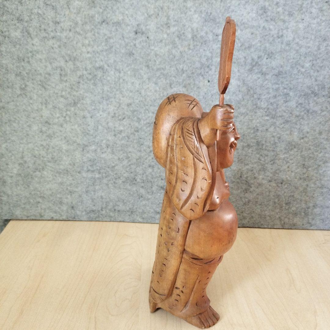 七福神　大黒様　布袋様　 木彫　置物　2体セット