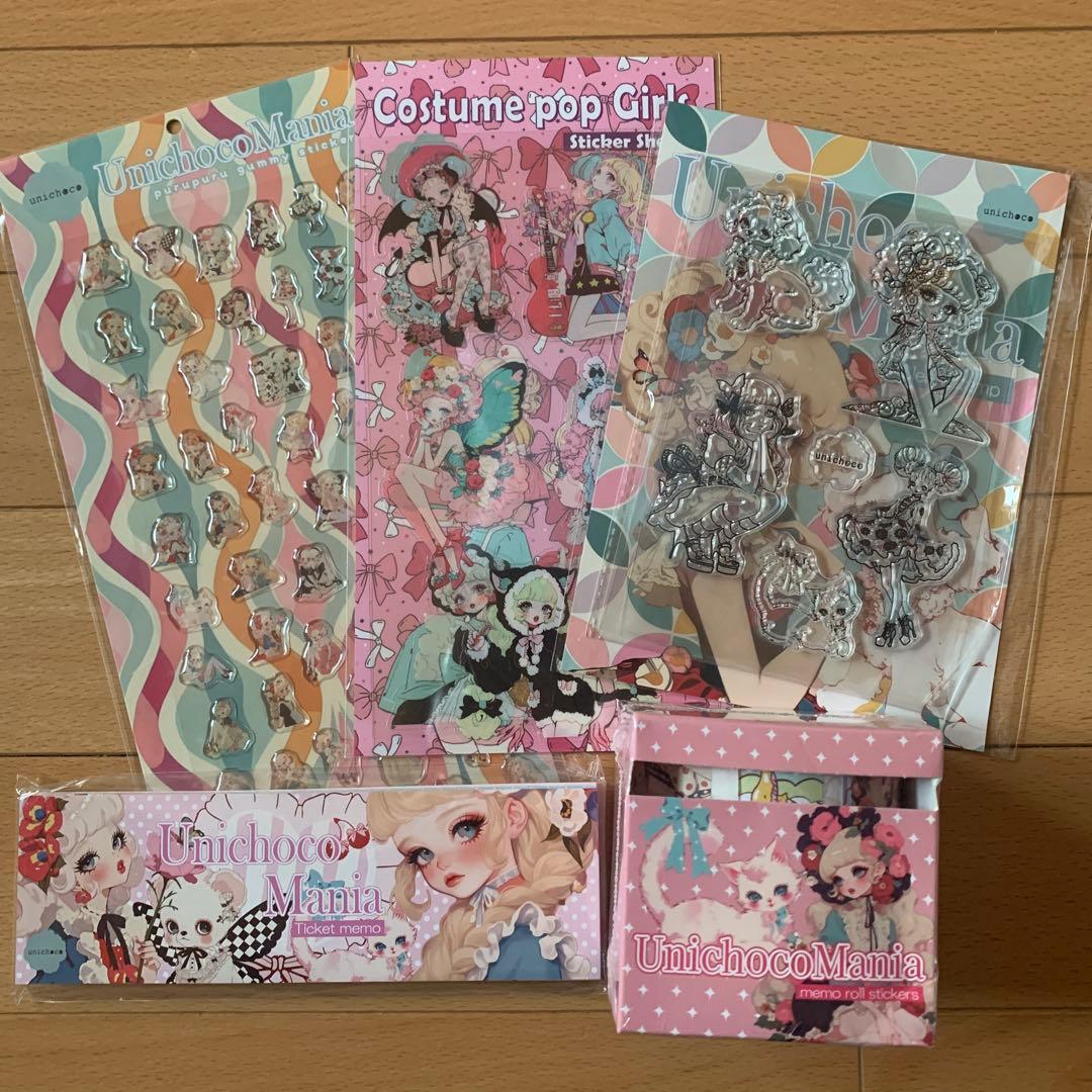 unichoco様 nene様 コラボ5点セット(クリアファイル付き)