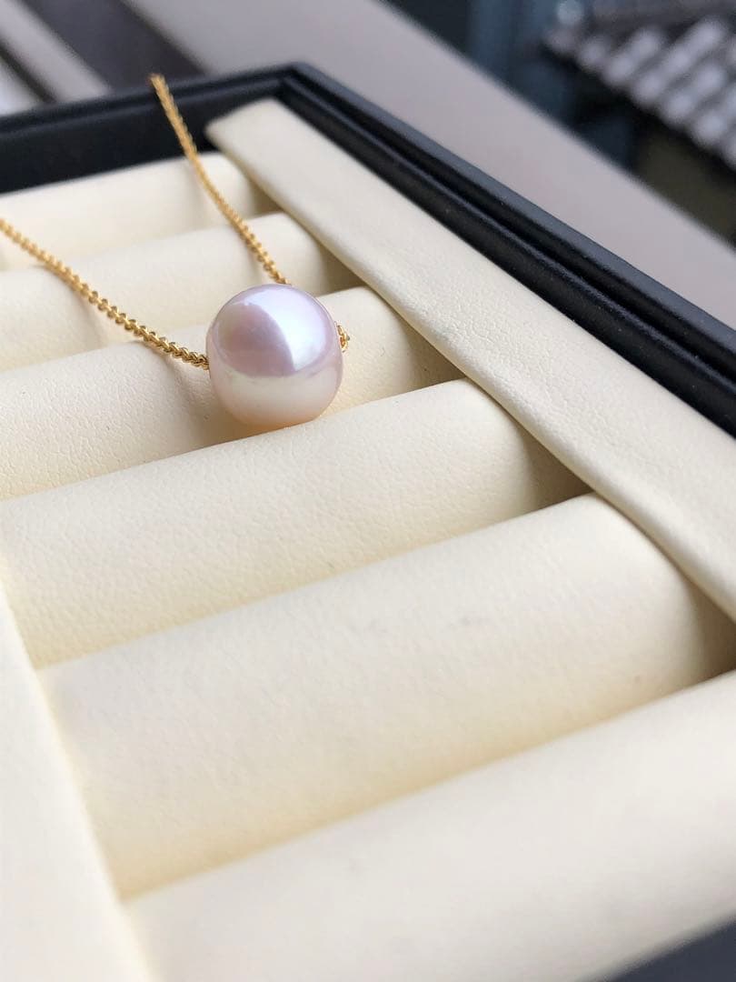 艶感抜群　淡水エジソンパールネックレス