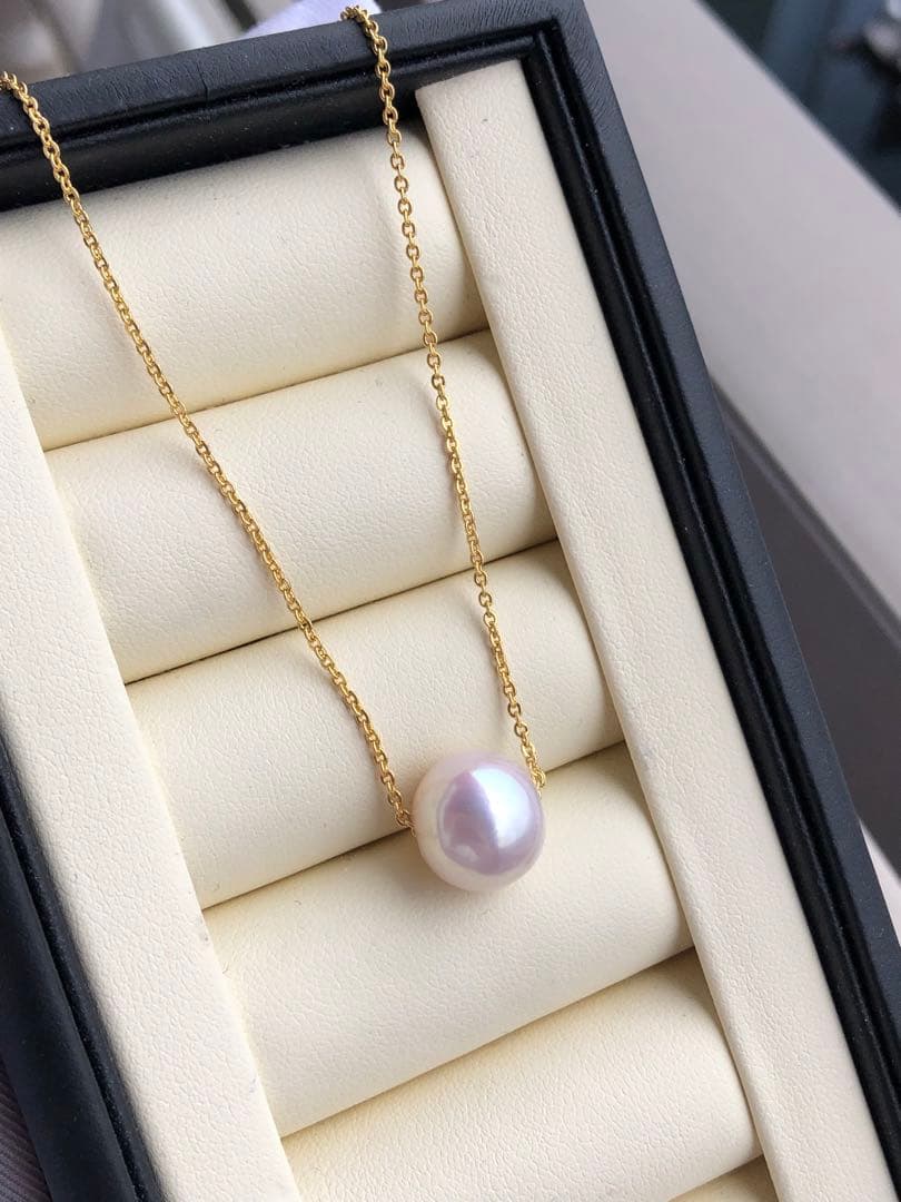 艶感抜群　淡水エジソンパールネックレス