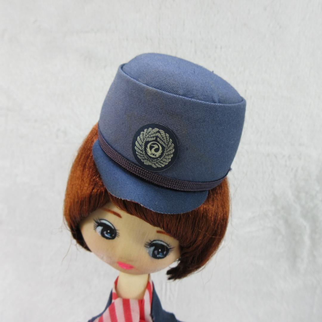 ✨日本航空スチュワーデス人形/6代目制服✨ 昭和レトロフィギュア 全高43cm