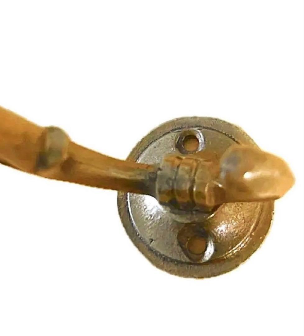 即日発送‼️ ブロカント　ウォールフック　アンティークゴールド　 真鍮　フック