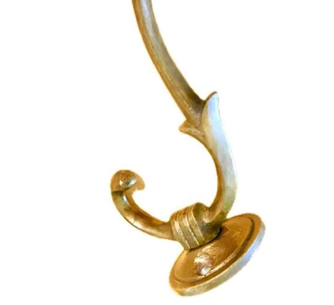 即日発送‼️ ブロカント　ウォールフック　アンティークゴールド　 真鍮　フック