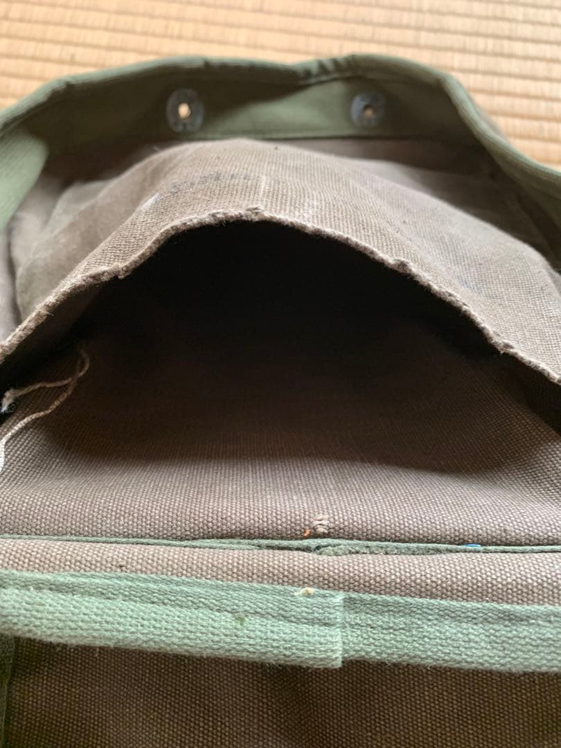 再度値下げ❣️オリーブドラブ フラップバッグ　米軍払い下げ品クーラー袋