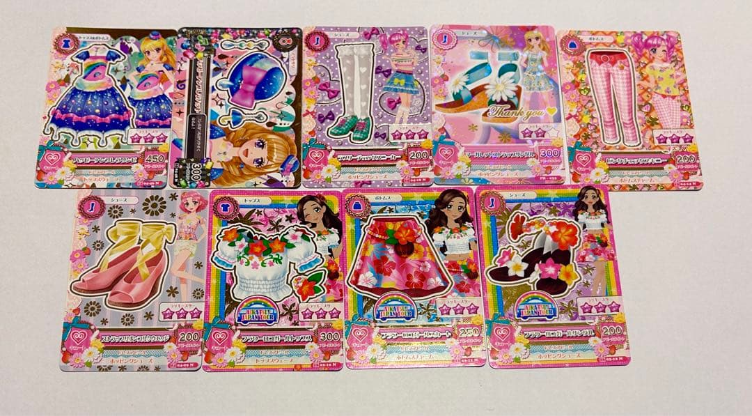 アイカツカード キュート　プレミアム　スターフェスティバルサンダル　74枚セット