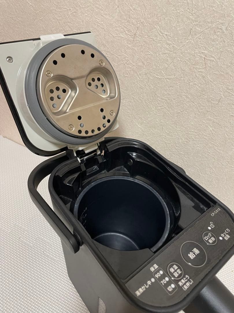 象印 電動ポット STAN. CP-CA12 BA（ブラック）2023年製