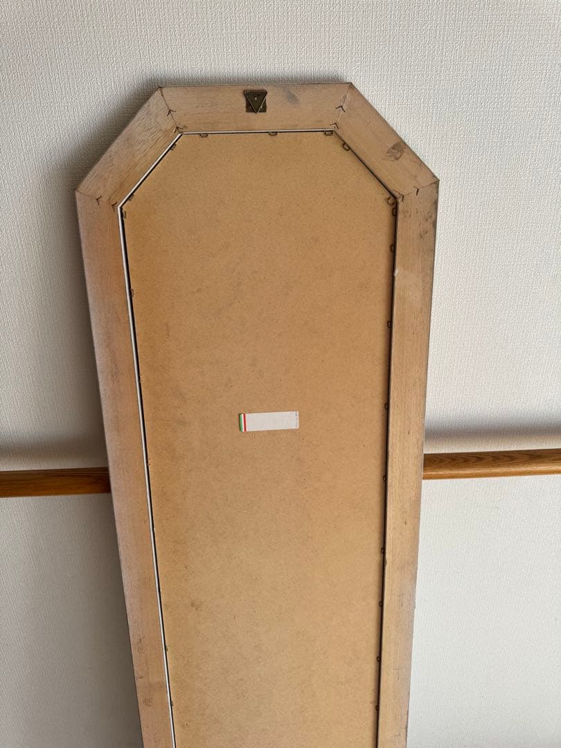 イタリア製　ウォールミラー　姿見　鏡　アンティーク　壁掛け