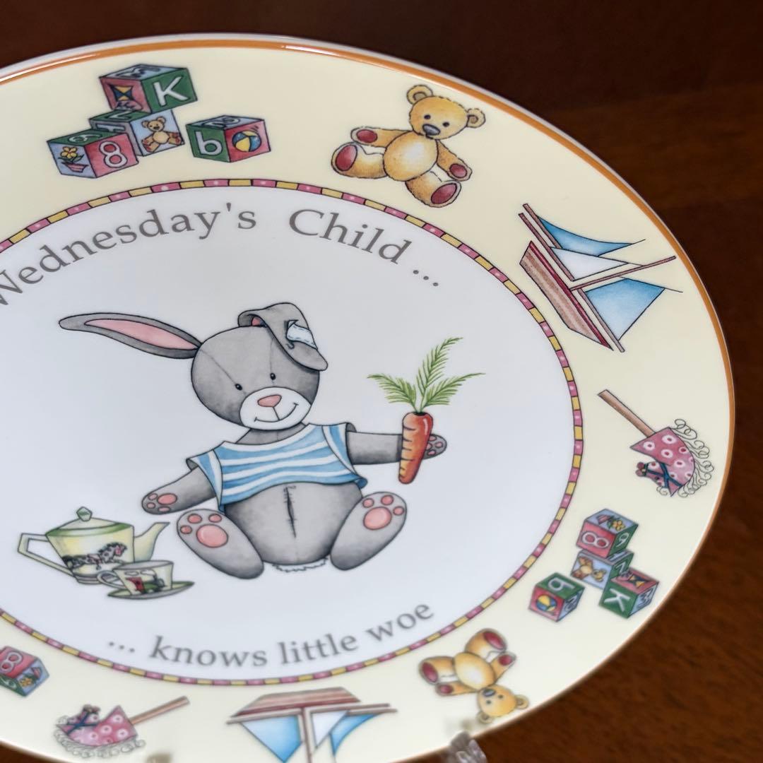 【レア美品】ロイヤルウースター★DAY OF THE WEEK★水曜日のプレート