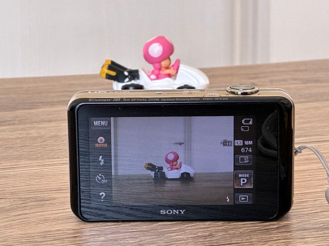 SONY Cyber-shot DSC-WX30 ゴールド 16.2MP 584