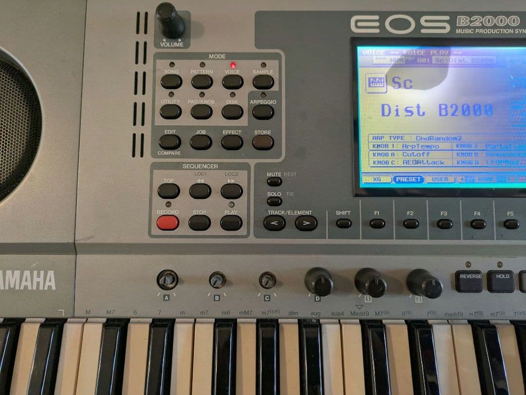 ヤマハ　シンセサイザー　EOS B2000　ジャンク品