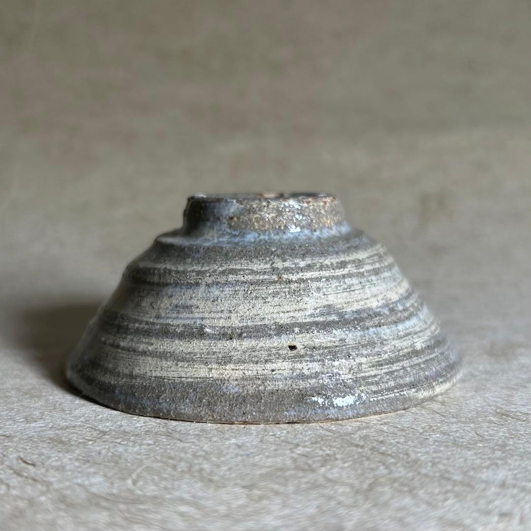 254 彫り三島ぐい呑　唐津焼　ぐい呑　陶器　酒器