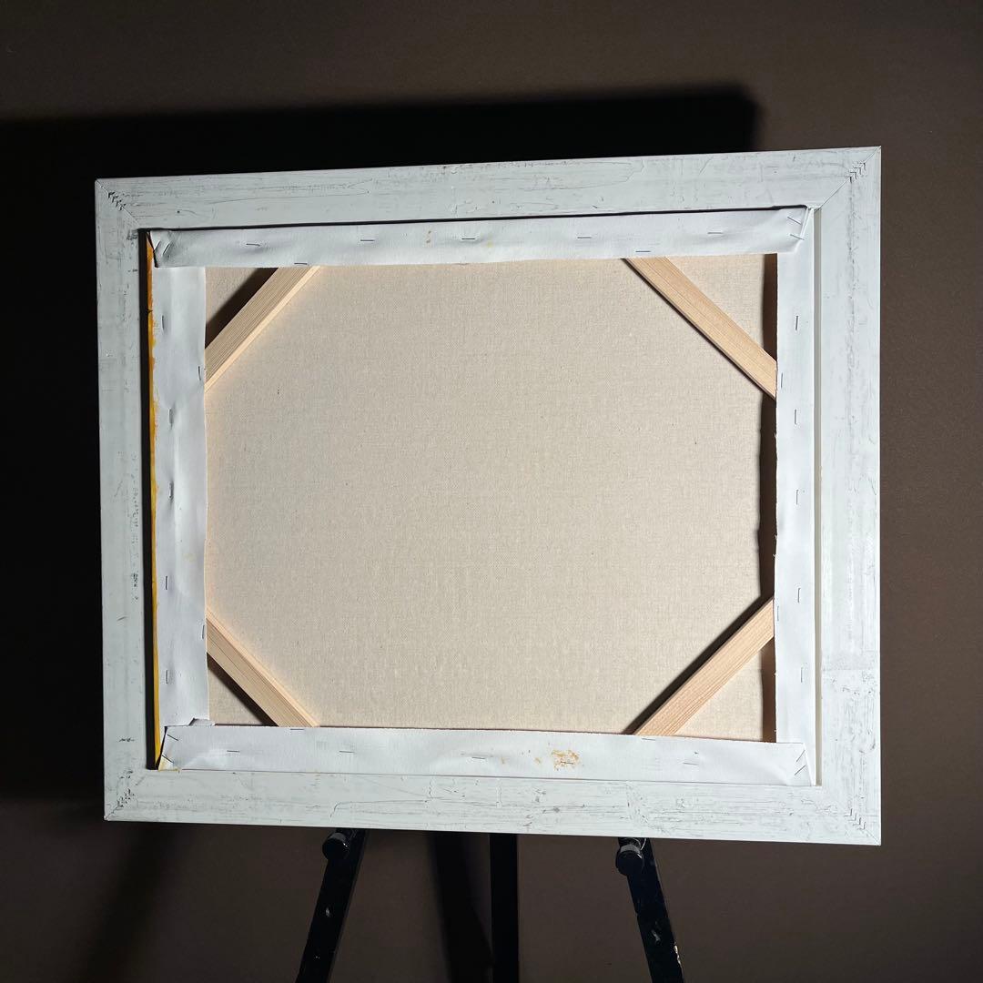 ★秀作★ 手書き油絵 ゴッホ 花咲くアーモンドの枝 絵画 額付き 油彩画