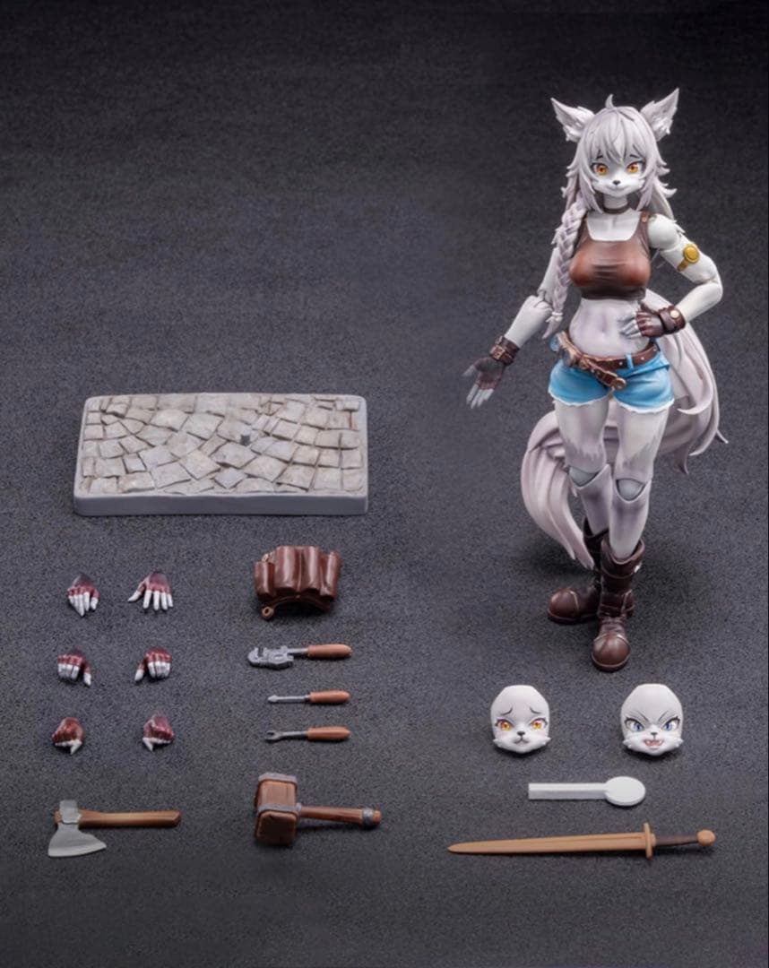 LADo TOYS 1/12 キツネ娘 リア LIYA 可動フィギュア