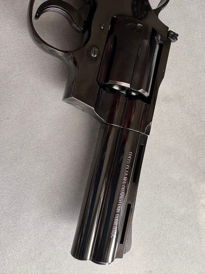 タナカ　コルトパイソン4in ガスガン　スチールフィニッシュ　Rモデル