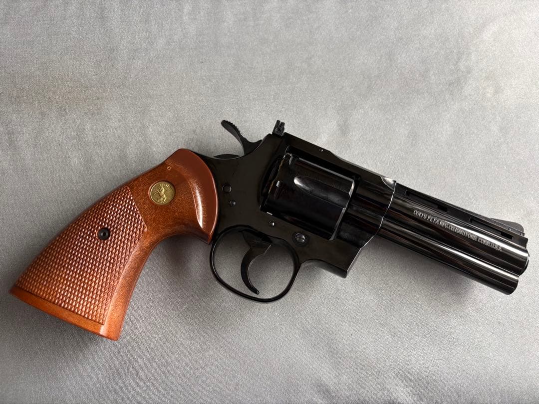 タナカ　コルトパイソン4in ガスガン　スチールフィニッシュ　Rモデル