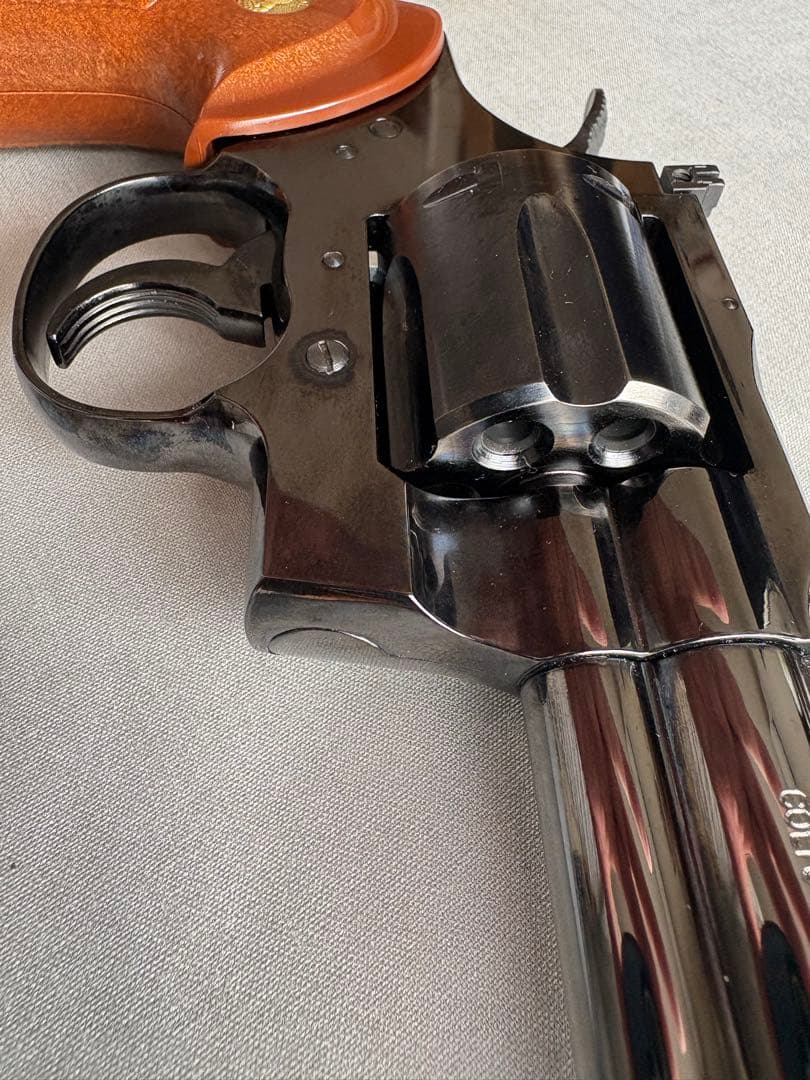 タナカ　コルトパイソン4in ガスガン　スチールフィニッシュ　Rモデル