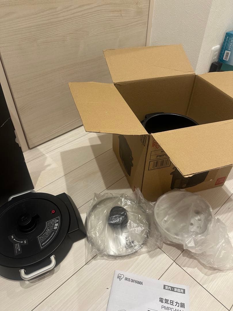 アイリスオオヤマ 電気圧力鍋ブラック