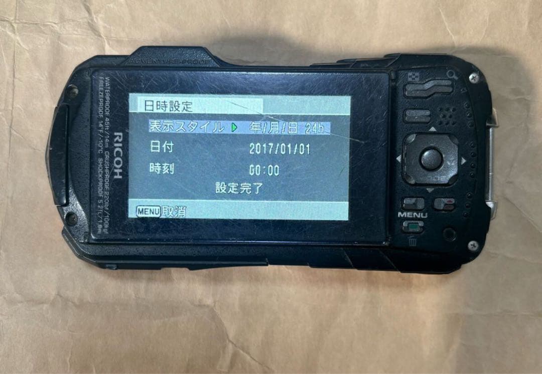 RICOH WG-50 オレンジ リコー 本体のみ　動作確認済み