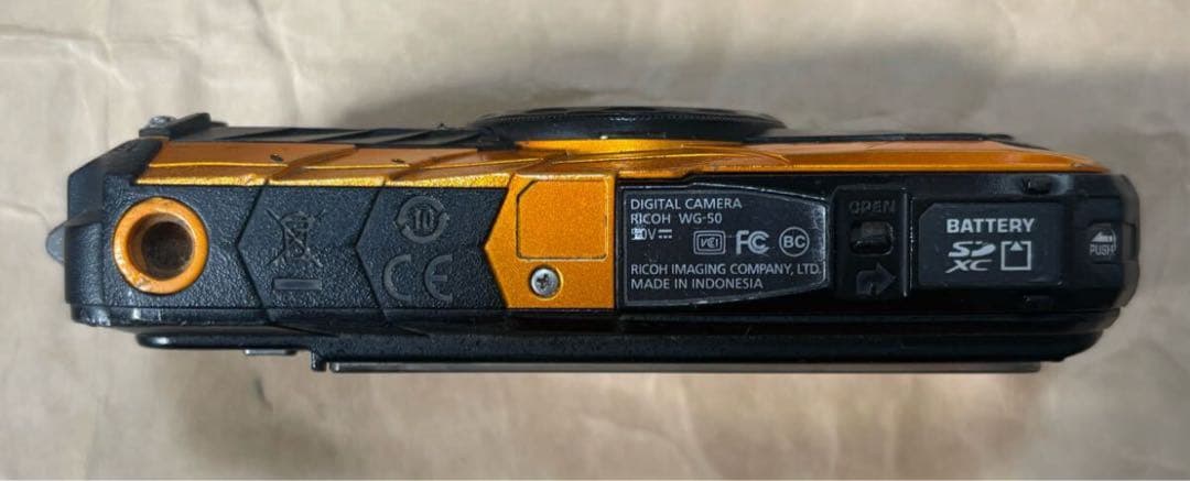 RICOH WG-50 オレンジ リコー 本体のみ　動作確認済み