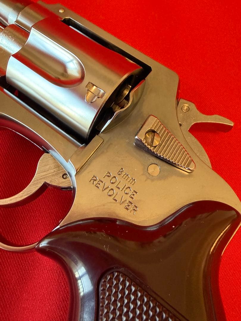 マルシン ★☆ 8mm ポリスリボルバー 3インチ SSB シルバー ABS