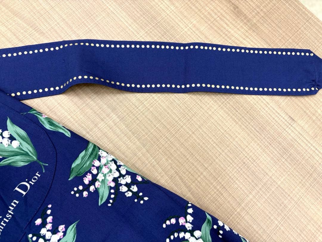 タグ付未使用✨️クリスチャン　ディオール　エプロン　スズラン柄　カネボウ製品