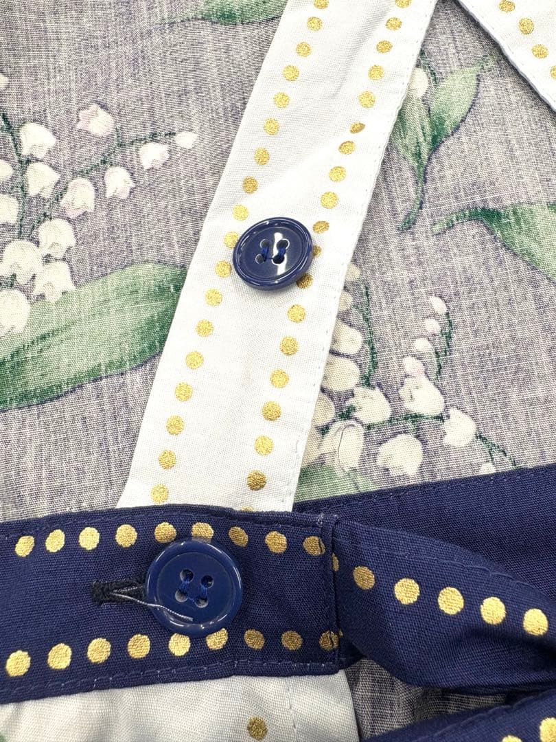 タグ付未使用✨️クリスチャン　ディオール　エプロン　スズラン柄　カネボウ製品