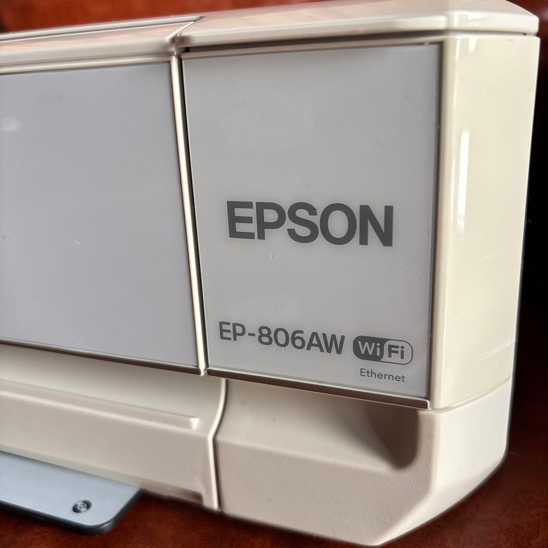 【ジャンク品(電源コンセントなし)】EPSON EP-806AW プリンター