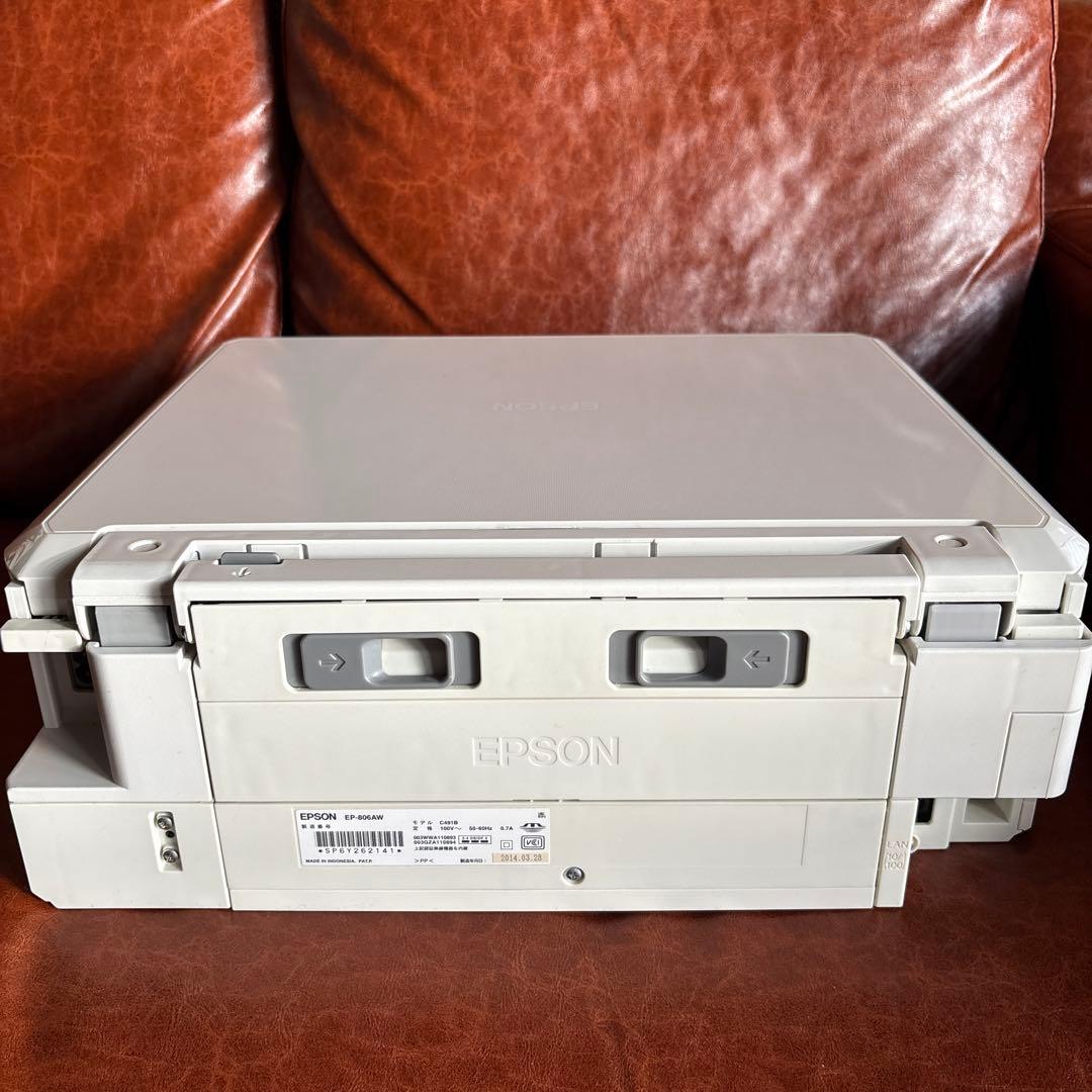 【ジャンク品(電源コンセントなし)】EPSON EP-806AW プリンター