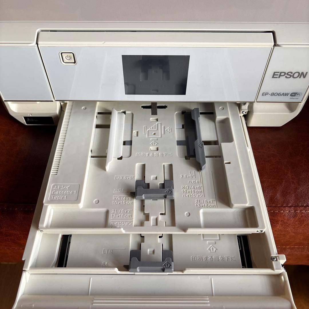 【ジャンク品(電源コンセントなし)】EPSON EP-806AW プリンター