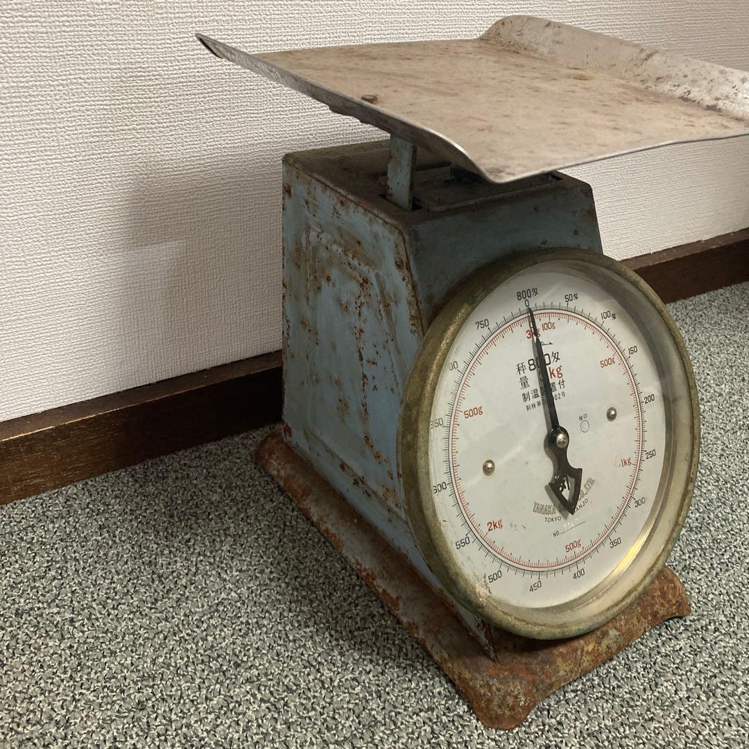 3kg 計量 はかり 金属製　ジャンクガーデン