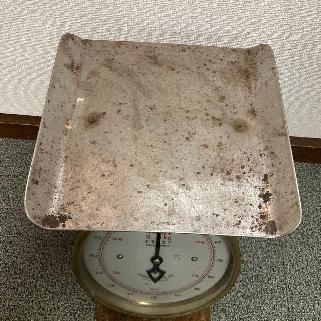 3kg 計量 はかり 金属製　ジャンクガーデン