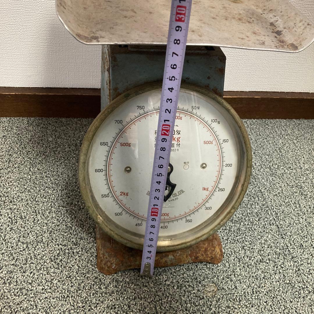 3kg 計量 はかり 金属製　ジャンクガーデン