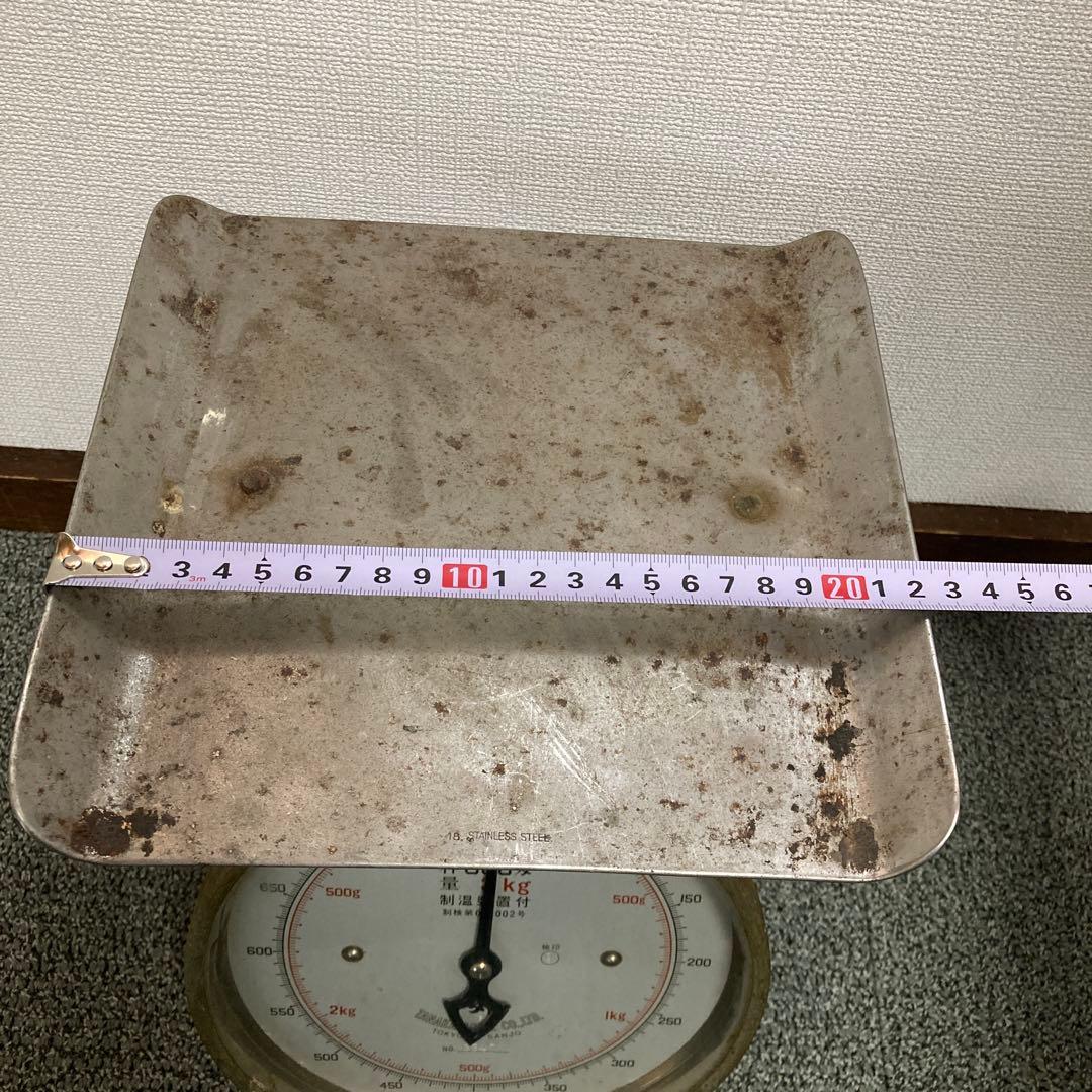3kg 計量 はかり 金属製　ジャンクガーデン